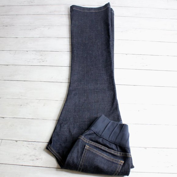 Gap Women Maternity Denim Blue Jeans Size 2 Reg Long and Lean - Picture 3 of 9